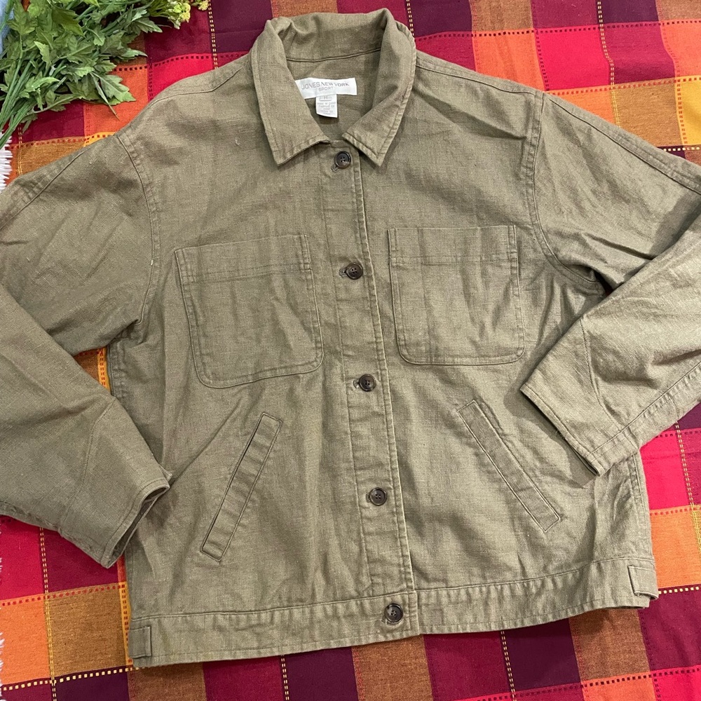 Jones New York Sport Linen Jacket